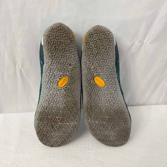 Merrell Vapor Glove 5 Shoes Womens Sz 9 Vibram Turquoise Barefoot Trail Running - Picture 11 of 11